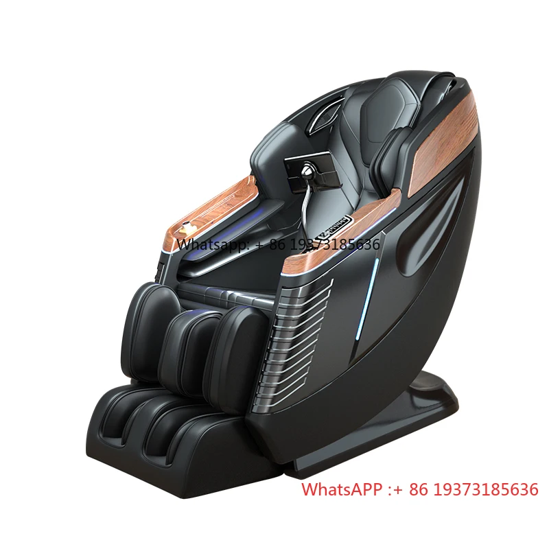 Professional 3D 4D Zero Gravity Electric Full Body Massage Chair-Portable Foldable with Bluetooth for Home & Office Use