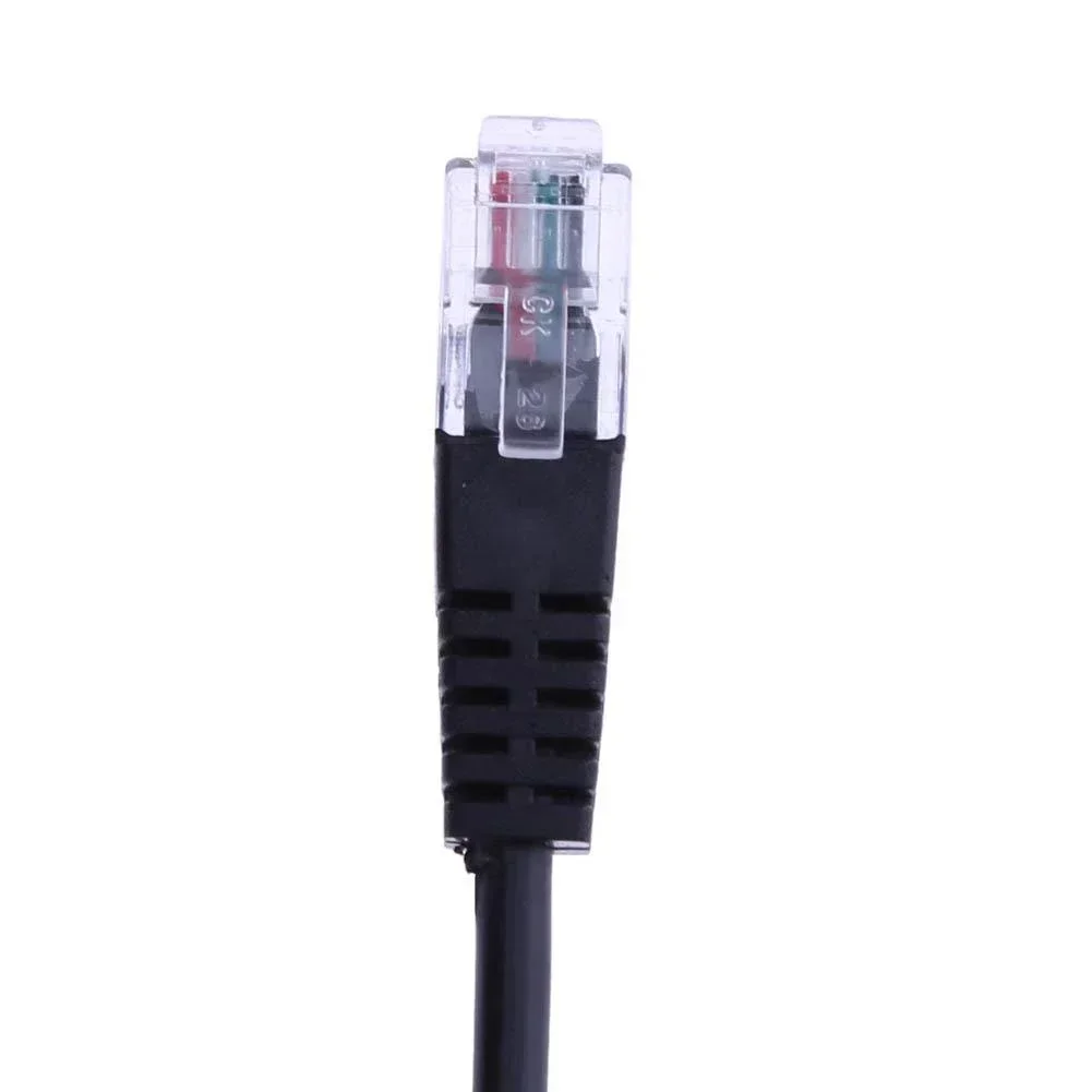 Cavo adattatore audio da 30 cm 3,5 mm per cuffie per computer Cuffie per telefono a 4P4C RJ9/RJ10 Cavo adattatore per telefono