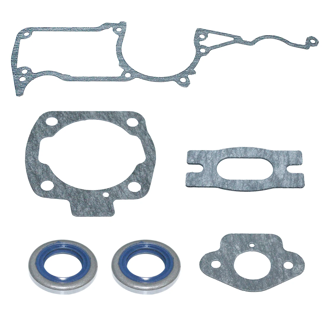 Cylinder Crankcase Gasket Kit for Husqvarna 50 51 55 55 Rancher Chainsaw Replace 501 76 18-02