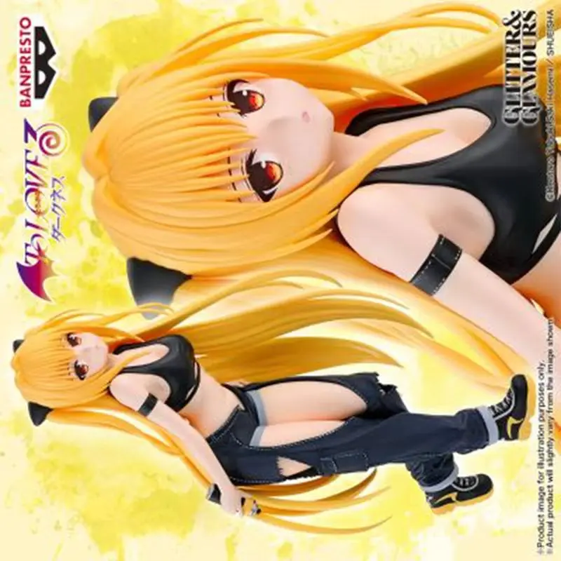 

【100% оригинал】BANDAI BANPRESTO To LOVE Darkness Konjiki No Yami Glitter & Glamours - Street Ver. Гаражный комплект, подарки, игрушки, модель