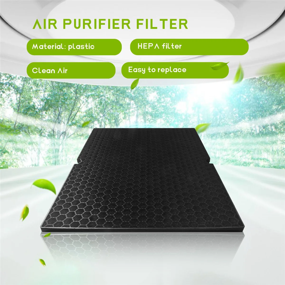 Replace Filter H for Winix 5500-2 Air Purifier,HEPA Filter & Activated Carbon Filter Combo Pack Compare to Part 116130