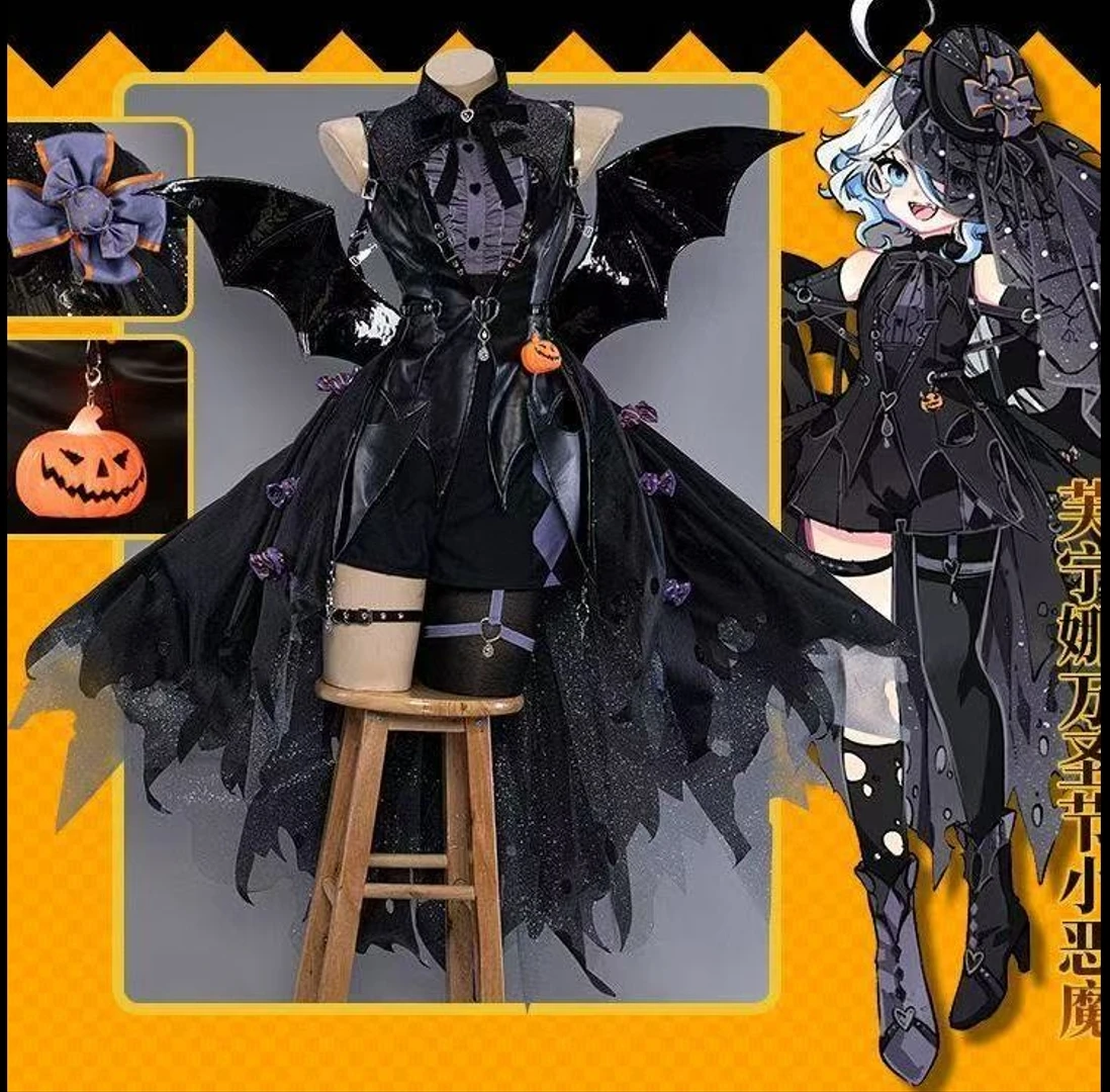 

Genshin Impact cosplay Furina Little Devil Halloween cos fan-made Fufu