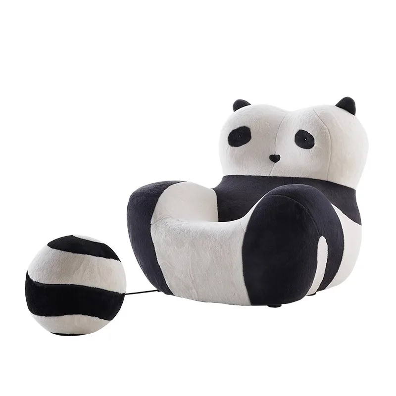 Cartoon design single sofa chair living room balcony bedroom household small apartment cute panda lazy leisure sofa