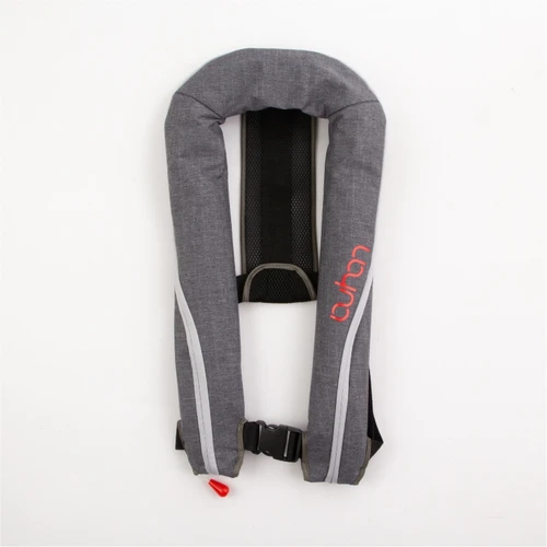 Imagen 2 del producto Chaleco salvavidas inflable automático profesional, chaleco salvavidas Manual de bolsillo para adultos 150N 100N, accesorios para deportes acuáticos, pesca, Rafting y navegación