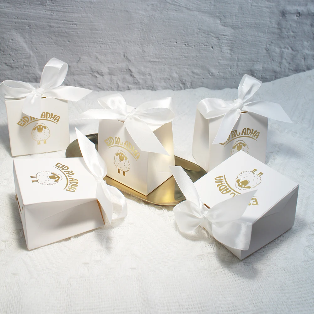 10/20/50sztMini Eid Al-Adha Sheep Candy Box Gift Boxes EID Mubarak have blessed eid candy gift boxes Muslim Islamic Ramadan