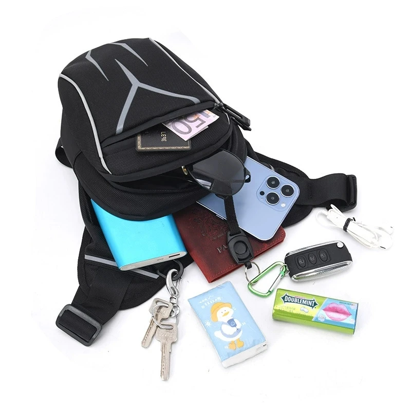 Motorcycle Leg Bag, Motorcycle Chest Bag, Shoulder Bag, Crossbody Bag, Waist Bag, Belt Bag, Adjustable Tactical Waist Bag