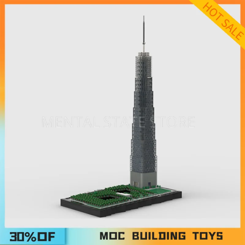 6067PCS Customized MOC One World Trade Center VER 3 Building Blocks Technology Bricks DIY Creative Assembly Toys Holiday Gifts