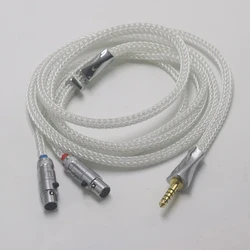16 Cores OCC Pure Silver Headphones Upgrade Cable For ZMF Eikon Auteur Audeze LCD-3 LCD-2 LCD-X LCD-XC LCD-4z LCD-MX4 LCD-GX