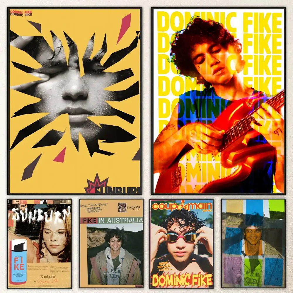 Singer Dominic Fike Poster High-definition  poster stickers, suitable for bedroom, living room, home decoration