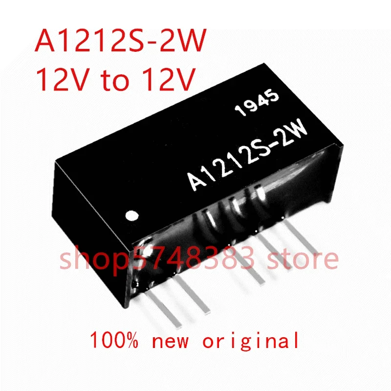 1 шт./лот, 100% новый оригинальный A1212S-2W A1212S 2 Вт A1212, постоянное напряжение 12 В до положительного и отрицательного выходного изоляционного модуля 12 В