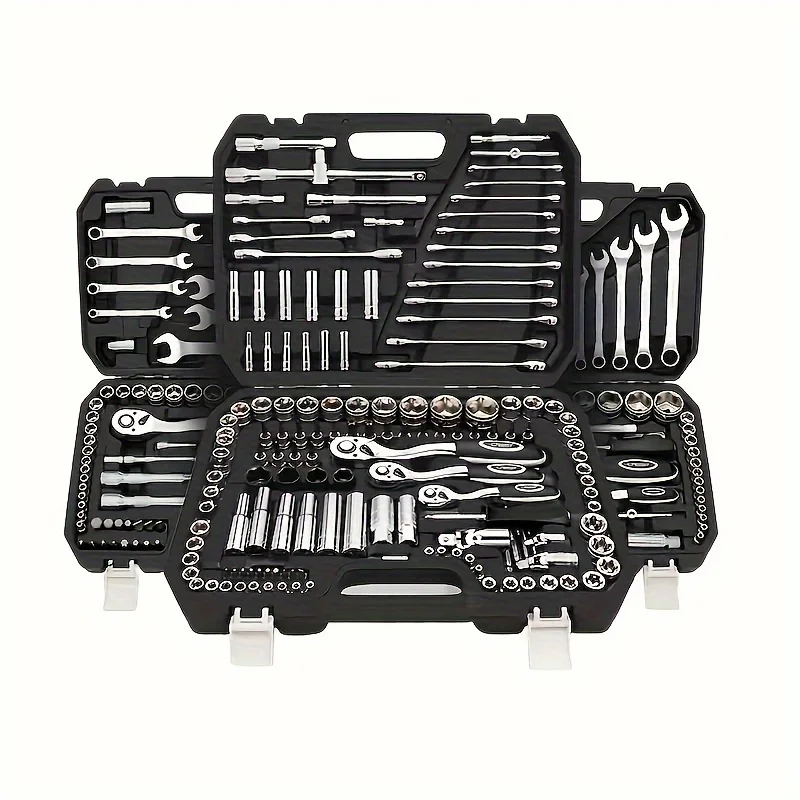 Complete Auto Mechanic Tool Kit - Premium Ratchet & Screwdriver Set, Ultra-Portable for Car, Bike & Motorcycle Maintenance