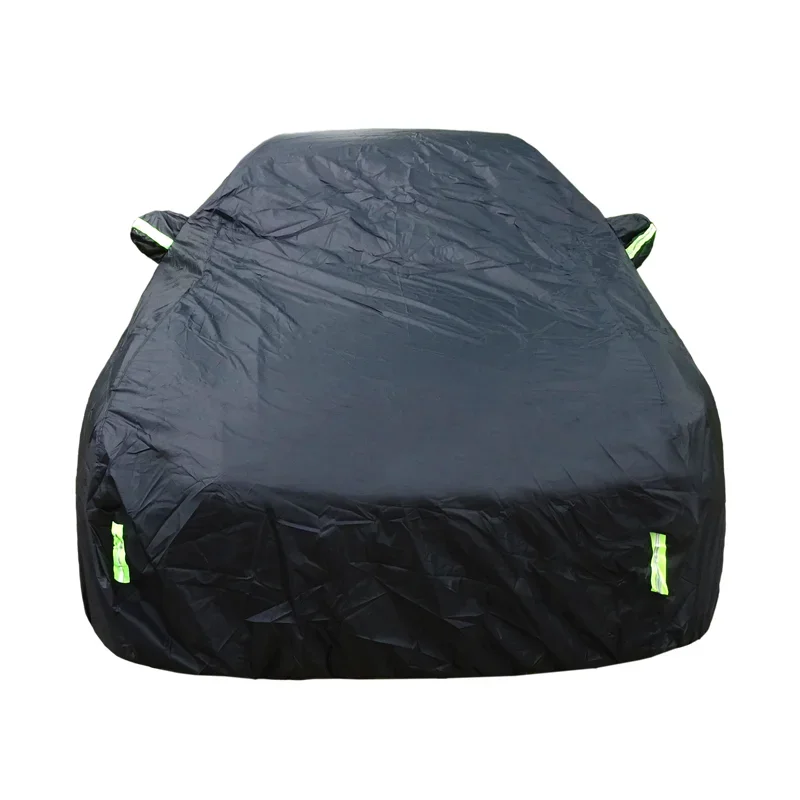 S-XXL Vollständige Limousinen-Autoabdeckung mit Reißverschluss, Wasserdichter UV-Beständiger Autoschutz gegen Sonne, Regen & Schnee – Detail 5