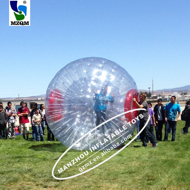Bola humana inflable al aire libre del Zorb del juego de bolos humano del PVC del deporte de bolos