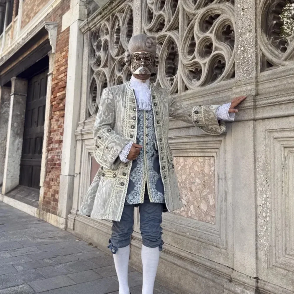 

Мужской костюм джентльмена в стиле барокко в стиле рококо 1700-х годов, смокинг принца в викторианском стиле, униформа, историческое аристократическое бальное платье