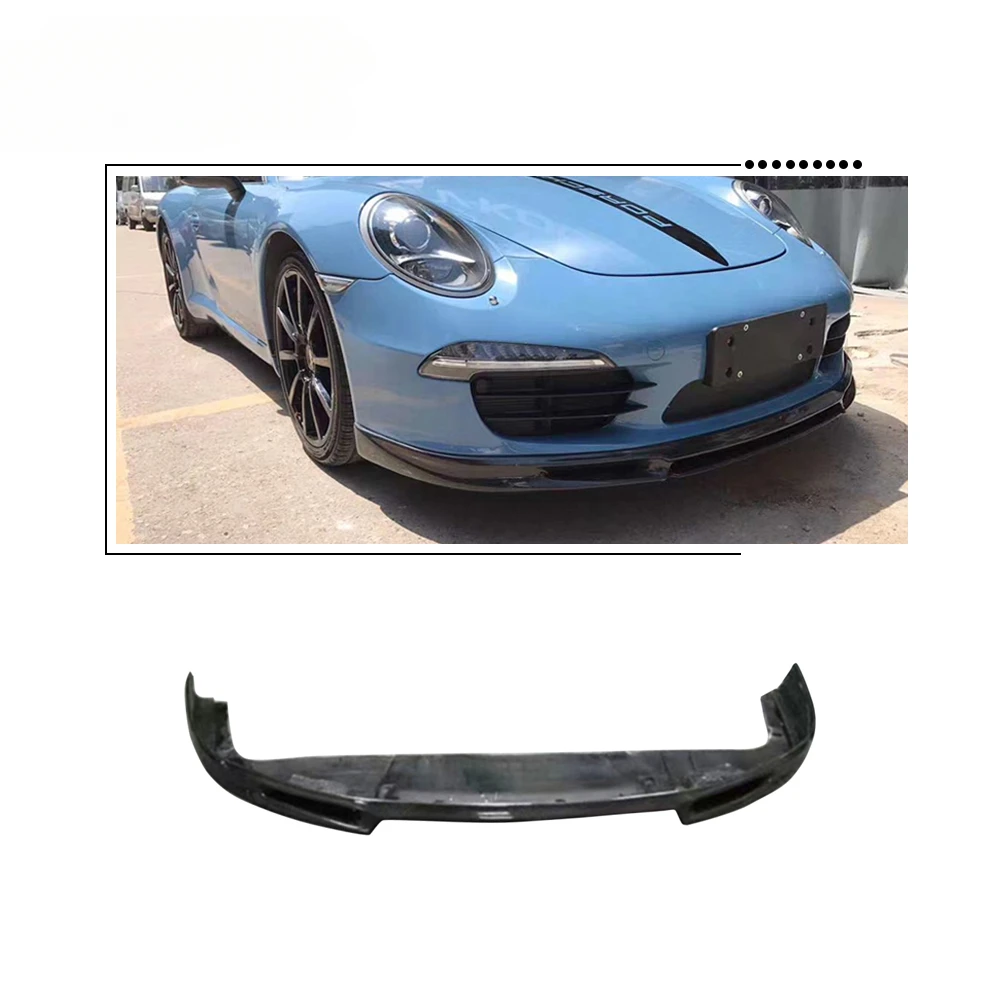 

Carbon Fiber Front Bumper Chin Lip for Porsche 911 991 Carrera & Carrera S 2012 2013 2014 2015