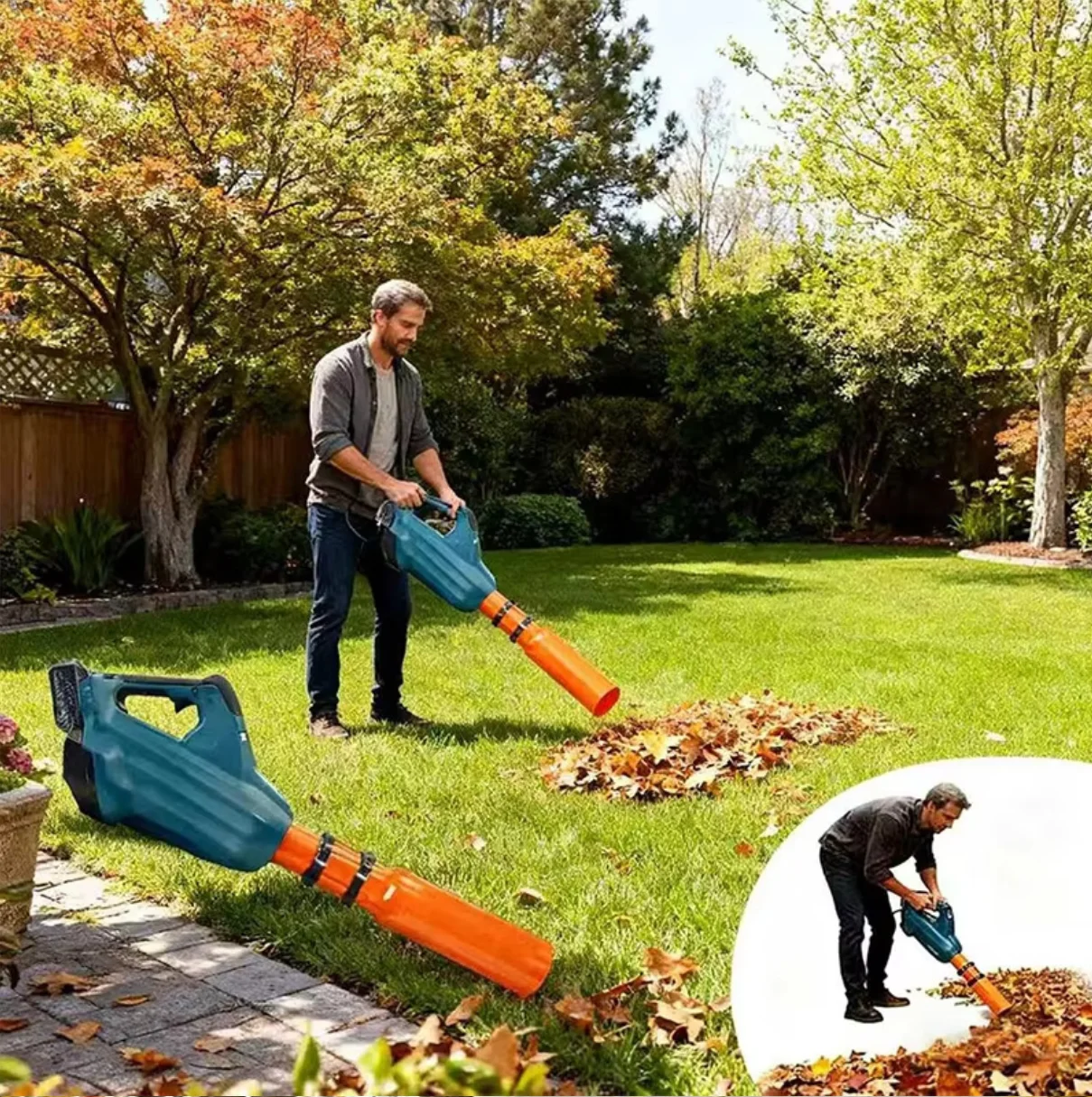 PVC Air Booster For Leafs Blower High-Flows Durable Outdoor Companion Leafs Blower Air Booster High-Flows Leaf Blower Cleaner