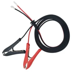 1pc 12V 1.8m 18AWG Car Battery Clips Cable Crimp Lock Terminal Extension For Boats Motorcycles Wire  Connection Parts