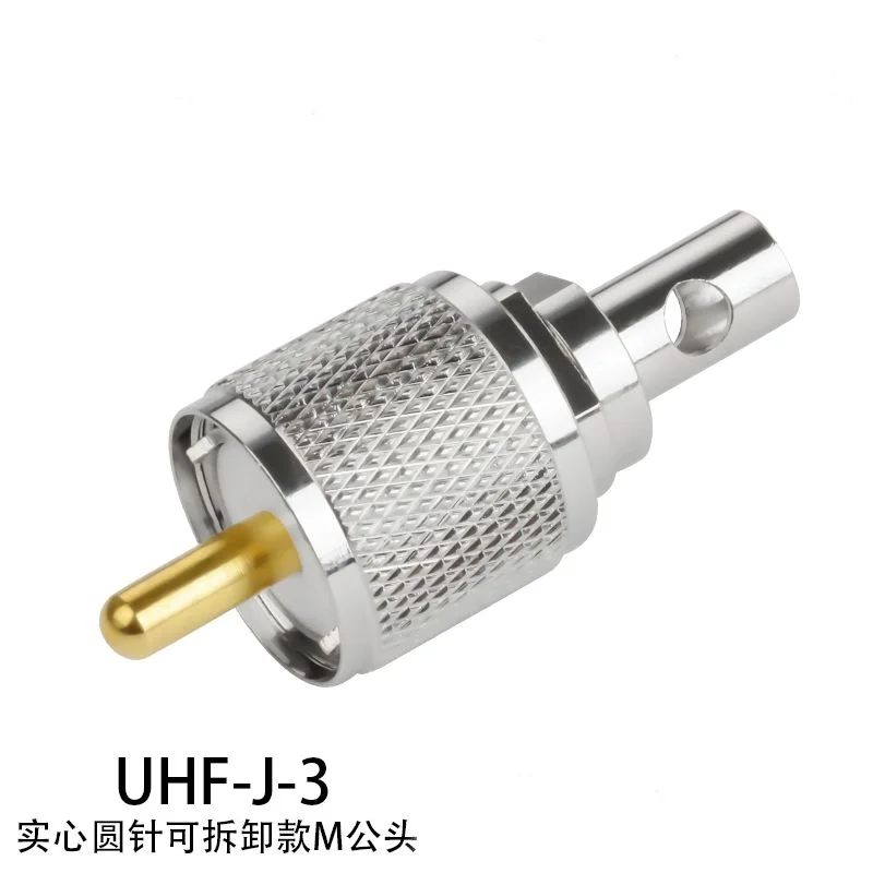 1PCS UHF-J-3 vehicle-mounted feeder welding head UHFJ-3 male head thick needle SL16 mm /M mm crimping 50-3 wire New In stock