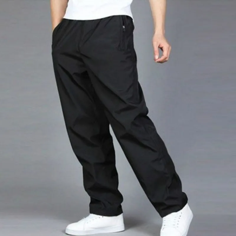 

Autumn Winter Sports Pants Men Loose Velvet Warm Wear-resistant Men's Casual Pants