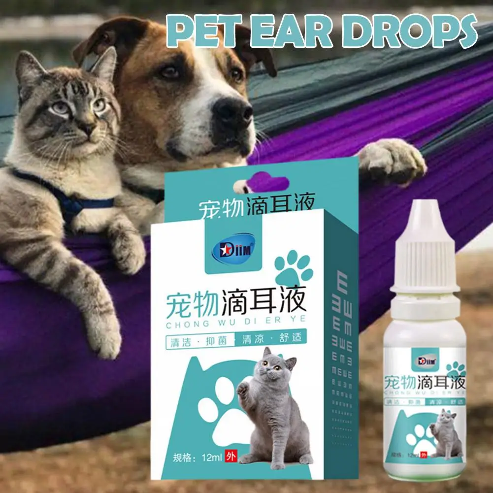 Nettoyant d'oreille haut de gamme pour chien et chat, anti-acariens, anti-taches, dépistolet ant, contrôle des démangeaisons, prévention de l'élimination, nouveau, O G7E5