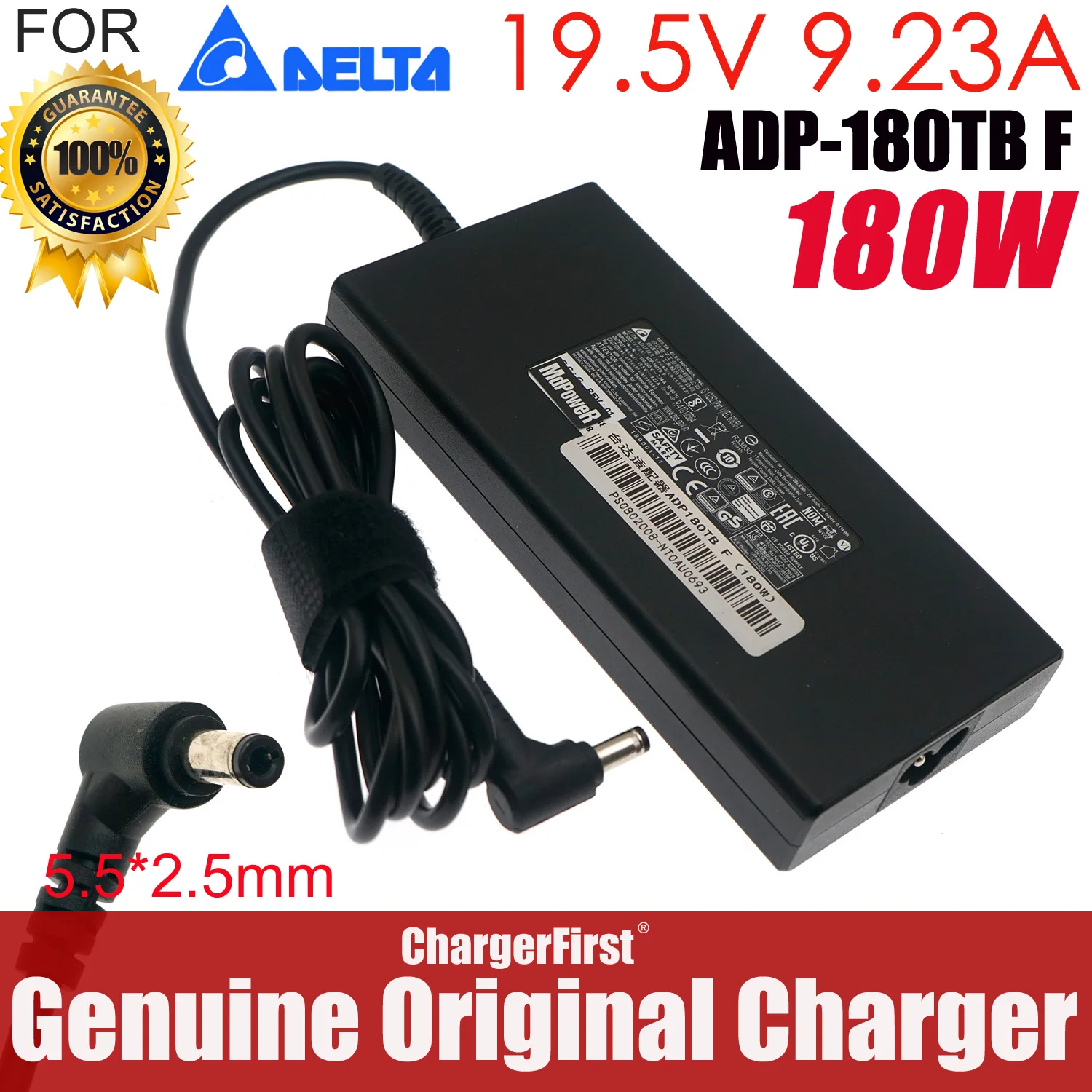 DELTA 19.5V 9.23A 180W ADP-180TB F Laptop Charger For Razer Blade RC30-02700200 5.5*2.5MM