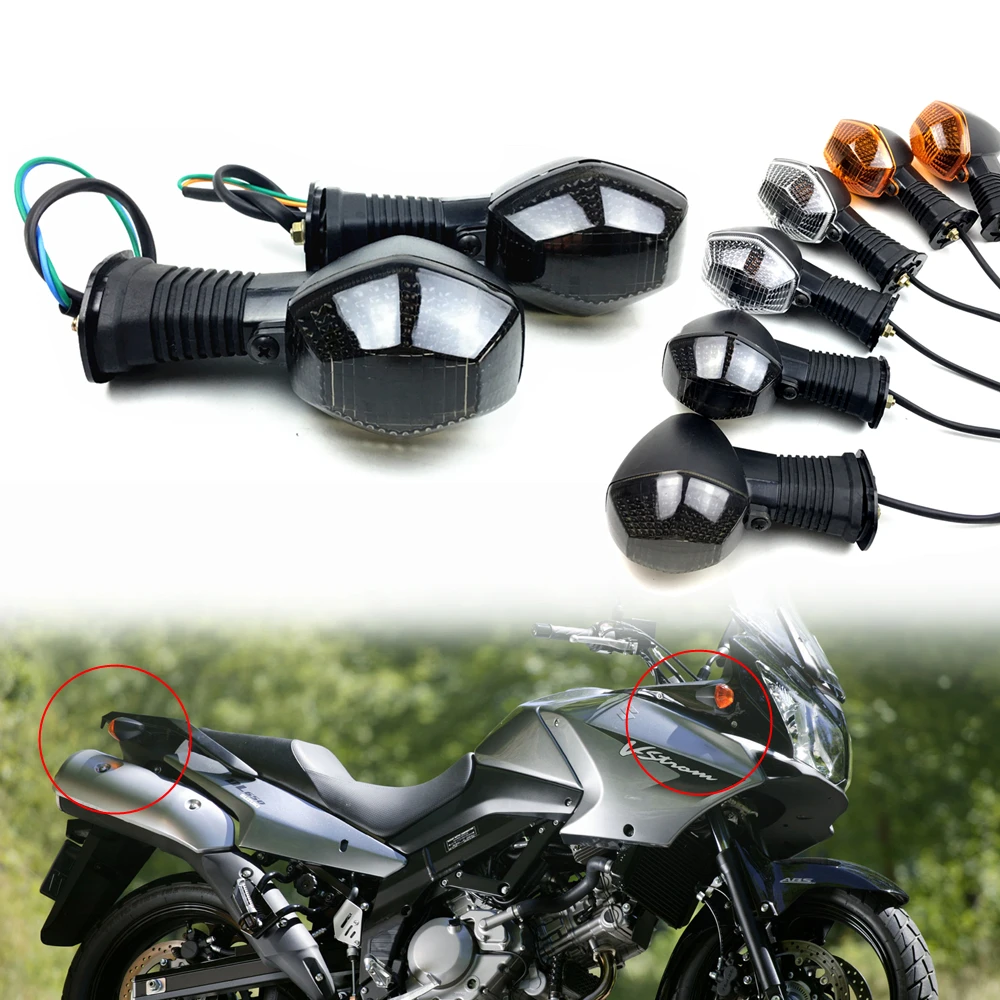 

Motorcycle Front/Rear Turn Signal Light Lamp For SUZUKI DRZ400S DRZ400SM GSX650F GSF 600N/S