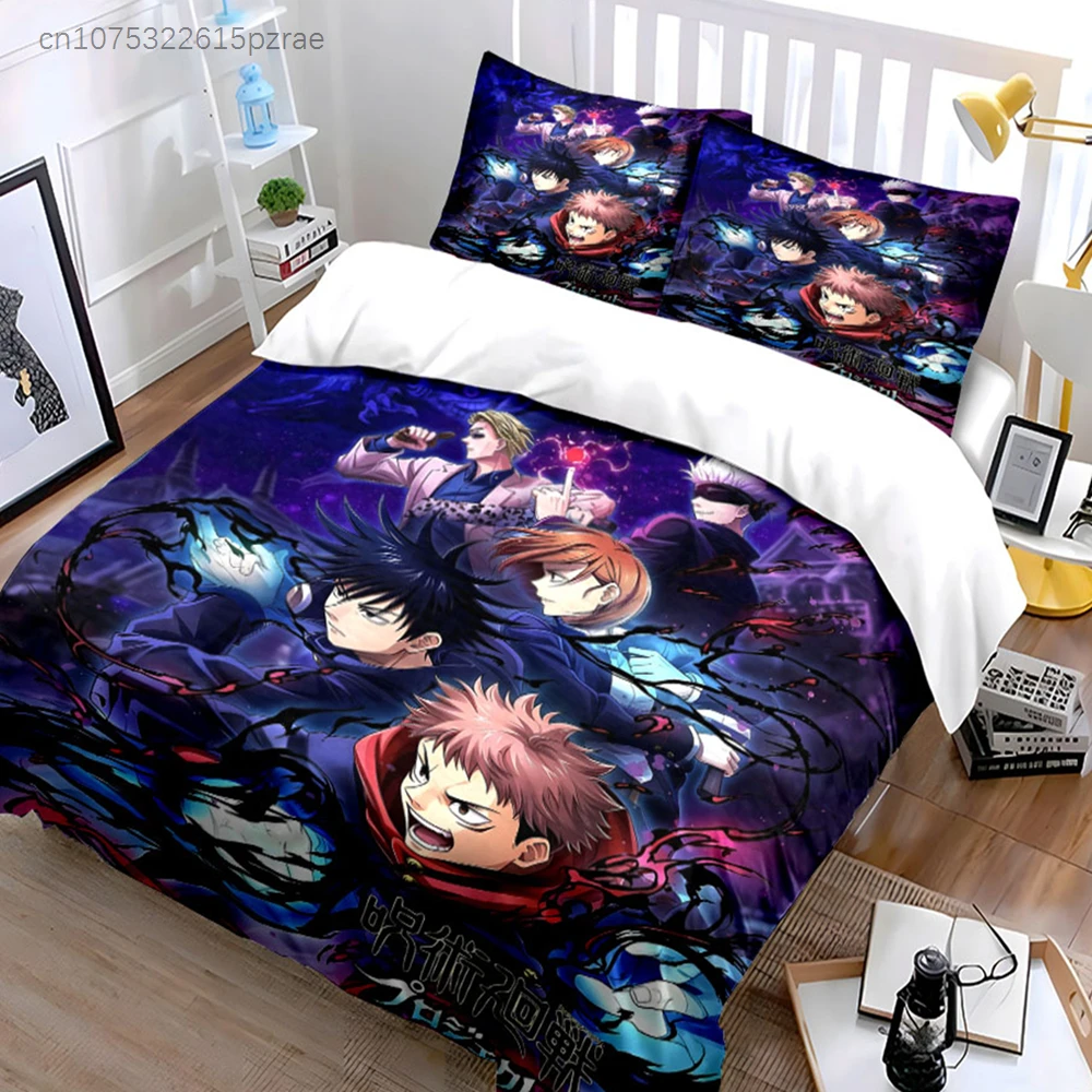 Anime Poster Art Set – Fantasy Adventure Decor Multiple Sizes kid's And adults' Bedroom Exquisite 3PC Bedding set, Gift