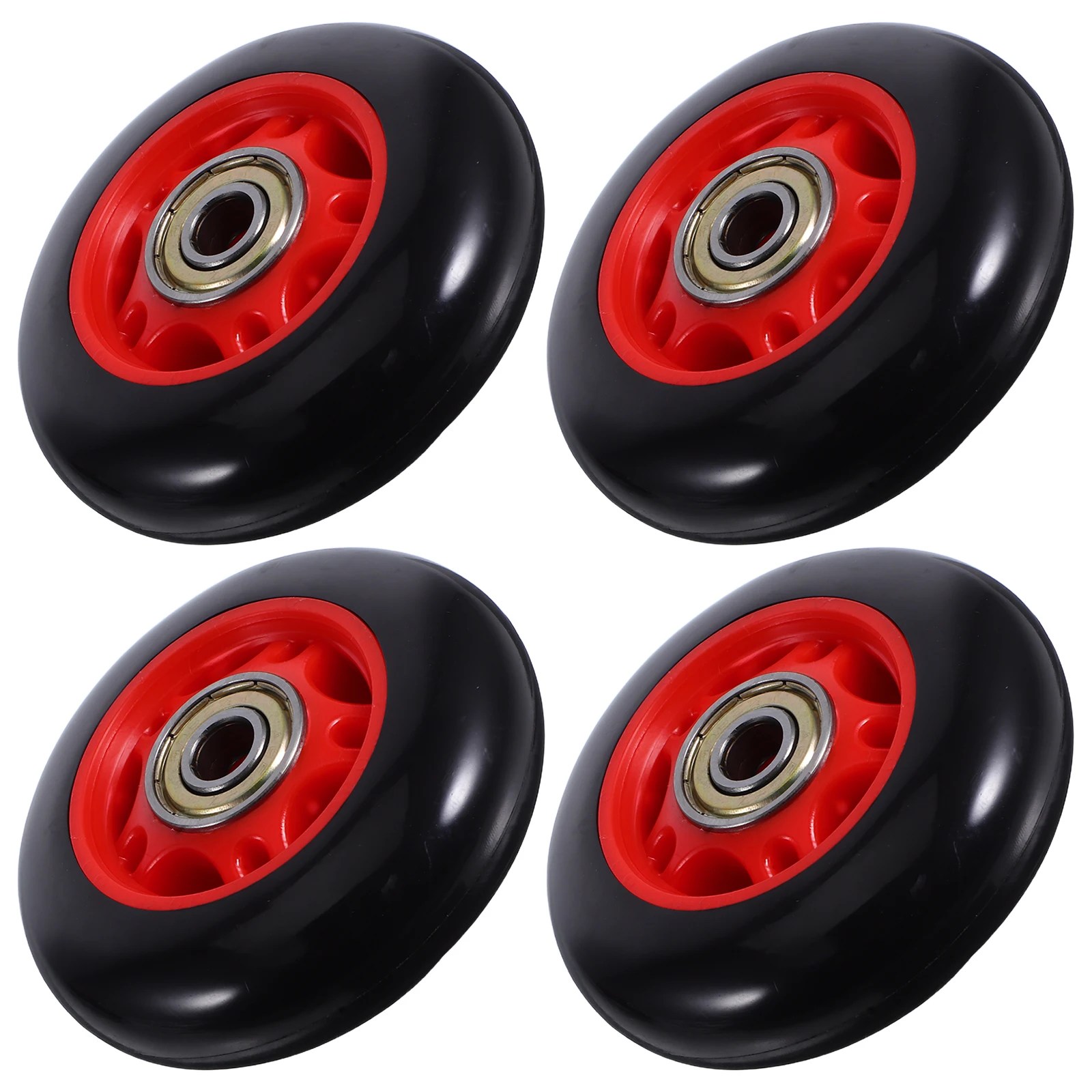 

4 Pcs Roller Wheel Universal Nylon Fitness Bearing Pulley Exercise Equipment Gym Accessories Durable Plastic Swivel Design