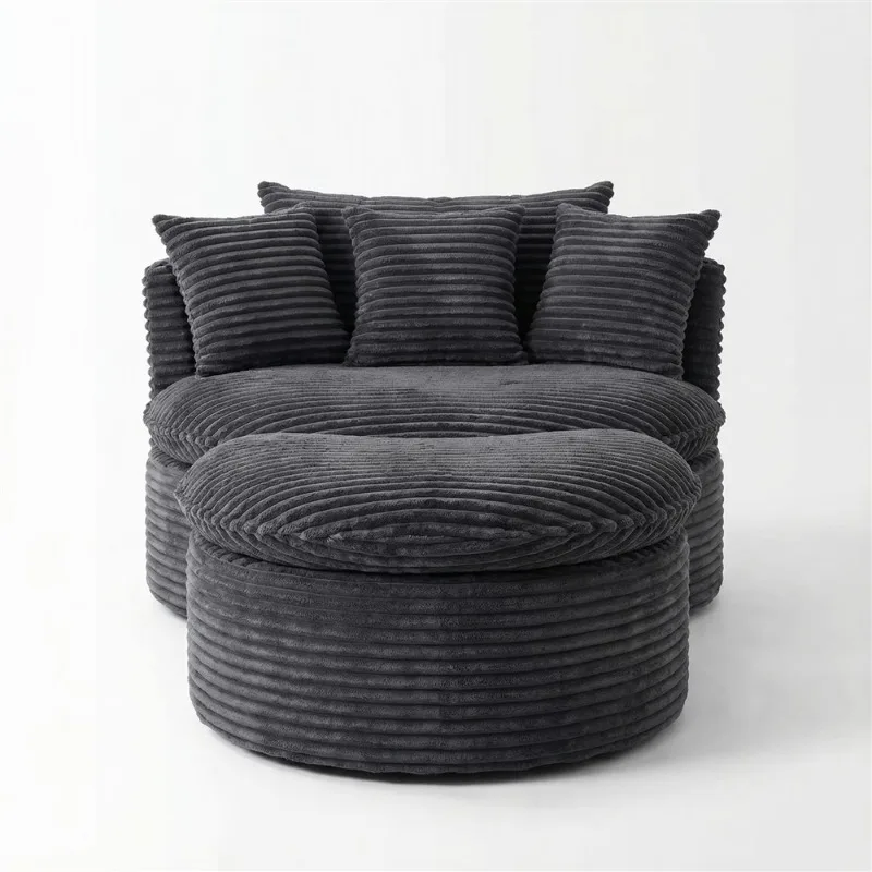 Comfortable sofa single seat vacuum packaging simple wooden bed sofa bed