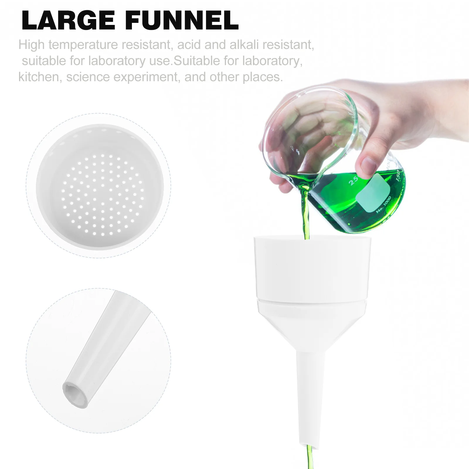 Filter Paper Funnel Buchner Tool Labs Prop Brinell Plastic Filtering Laboratory