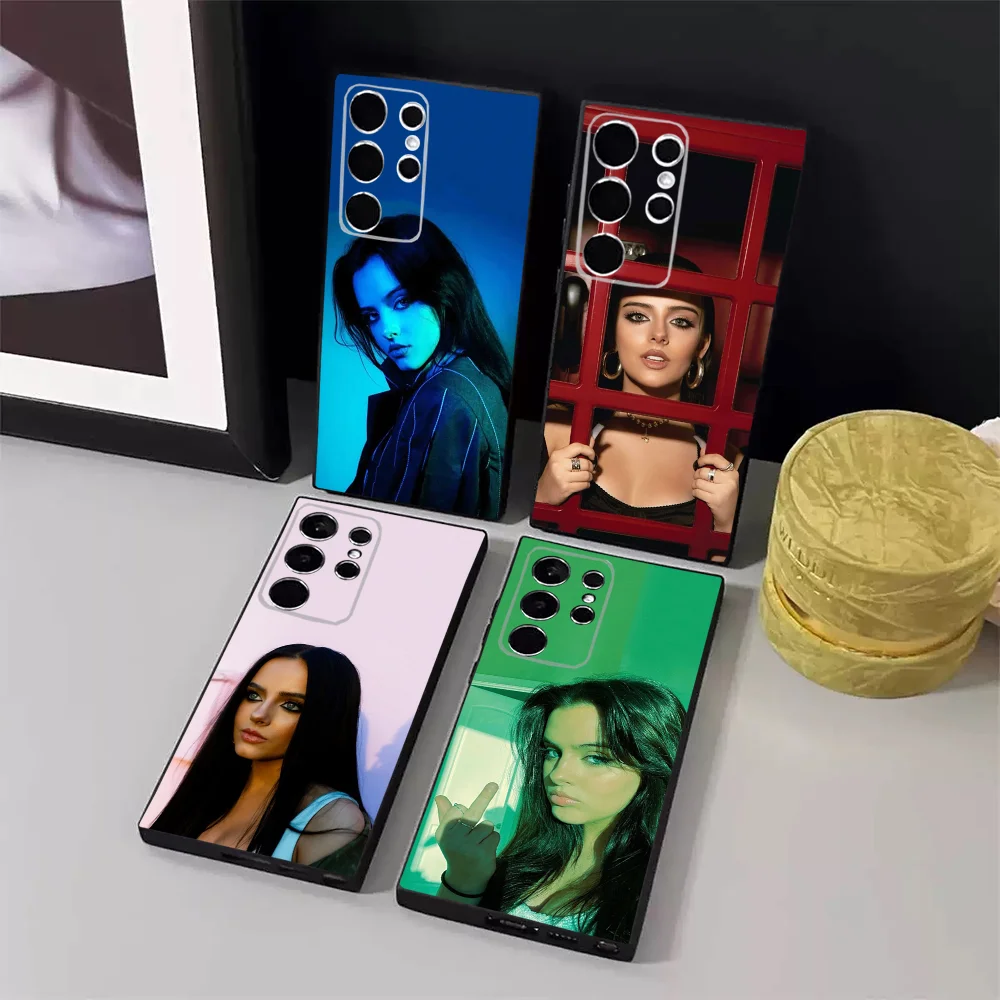 

Singer J-Jessie Murph Phone Case For Samsung S24,23,22,30,21,10,9,Ultra,Plus,Lite,FE,5G Black Soft Case