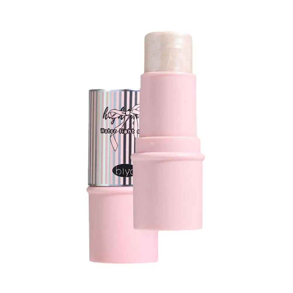 Waterproof Brighten Face Highlighter Blush Stick Makeup Illuminator Shimmer Stick Corrector Cosmetic Cream Contour Rouge Gl V4J1