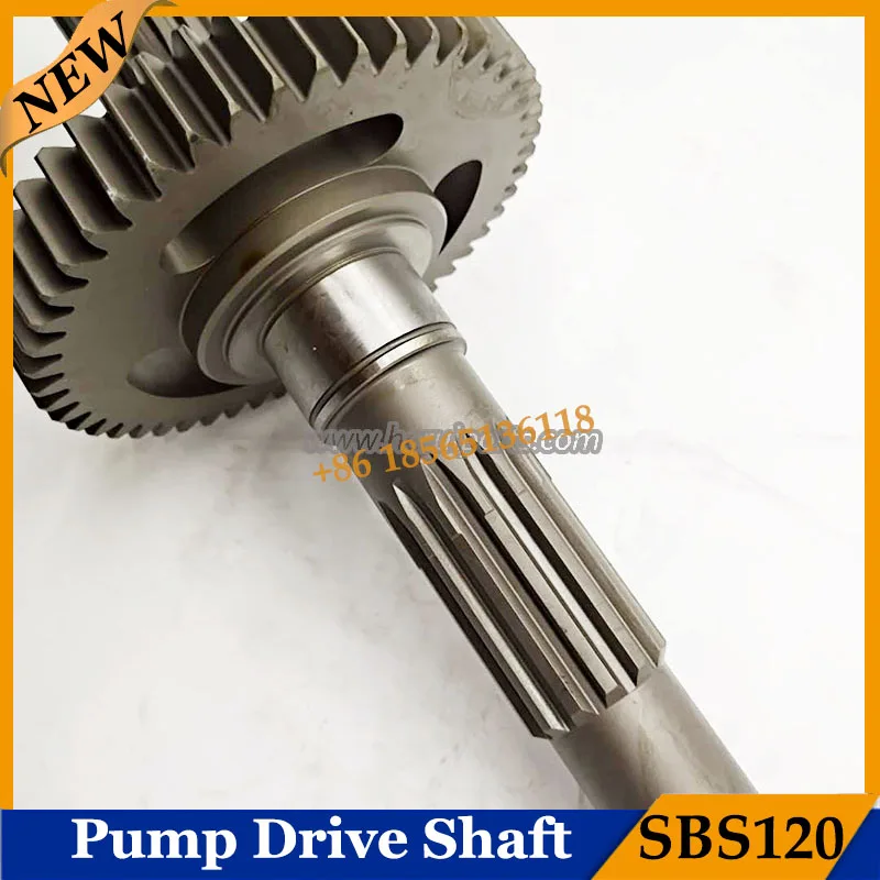 SBS120 SBS140 Hydraulic Pump Main Drive Shaft for E320B E320C Excavator Main Pump Shaft