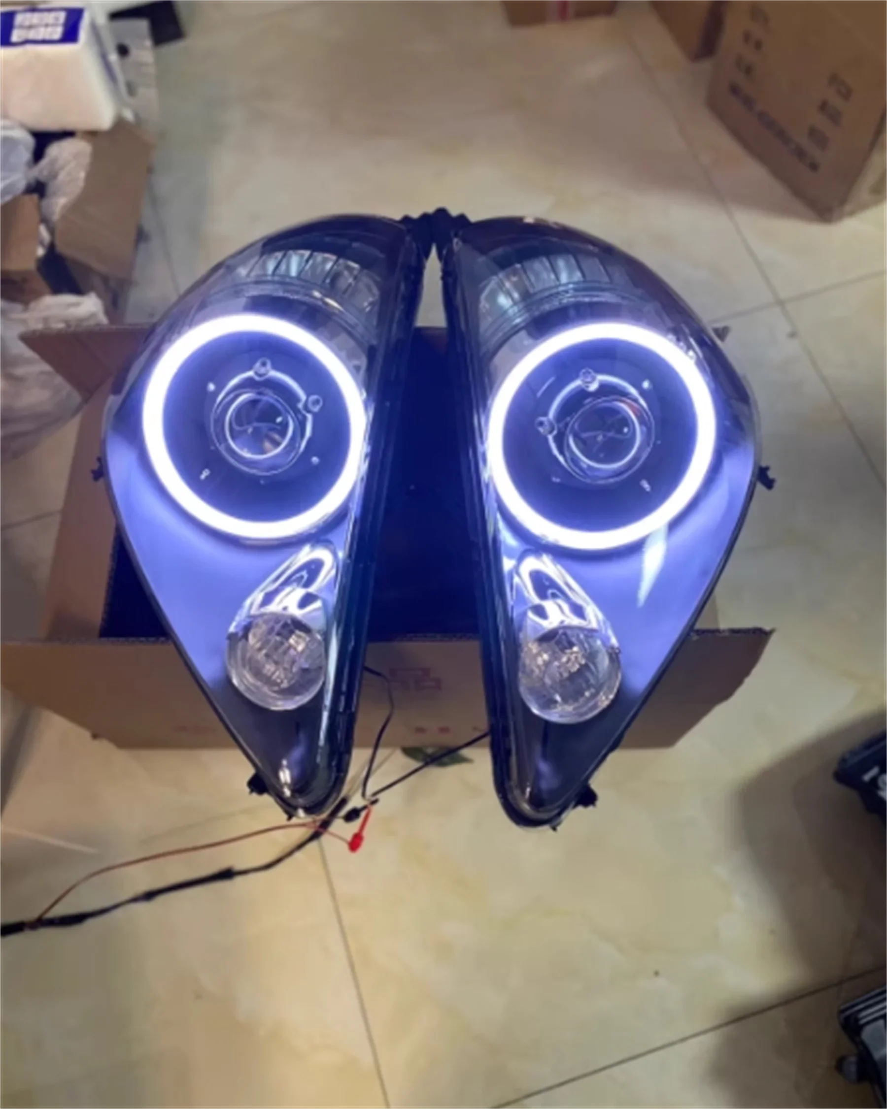 

Car Front Headlight for Honda FIT GD3 Daytime Running Light DRL Head lamp Low High Beam Turn signal
