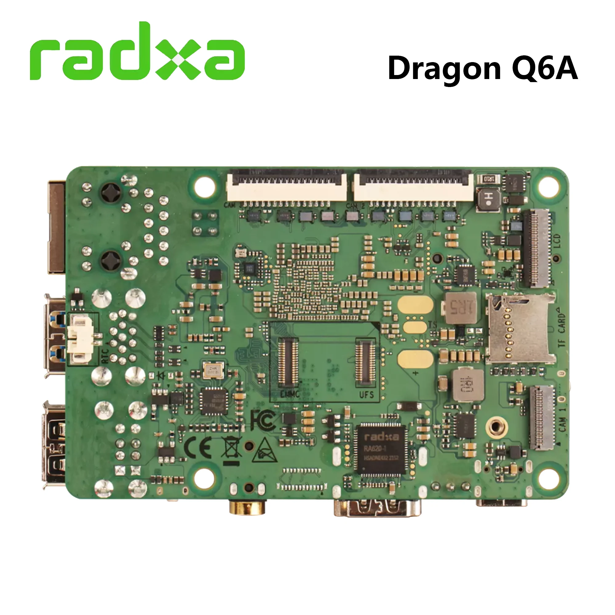 لوحة تطوير Radxa Dragon Q6A Qualcomm QCS6490 Soc 12TOPS قوة الحوسبة LPDDR5 منصة ثماني النواة لـ Edge AI #2