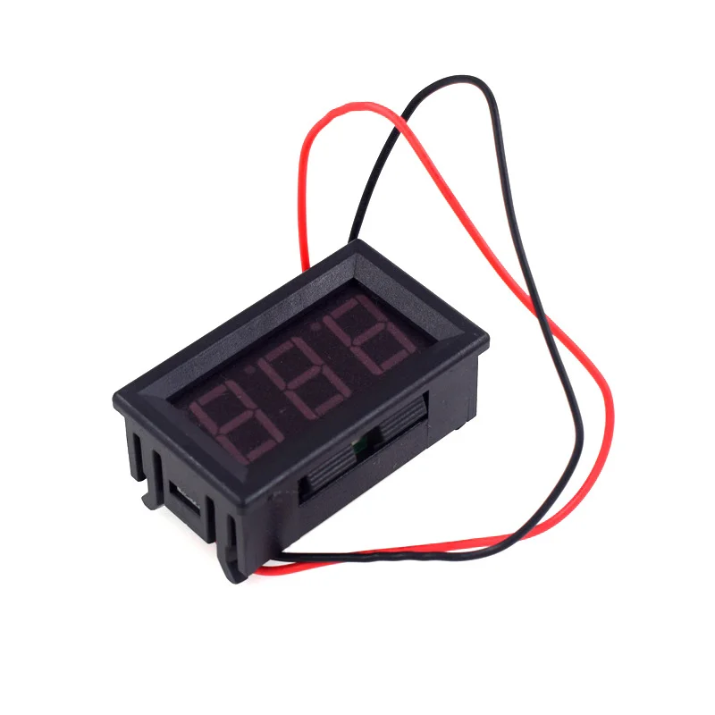 Red 2 Wire DC 4.7V-30.0V 0.56 Inch LED Digital Voltmeter Mini Voltage Meter Head Voltage Detector