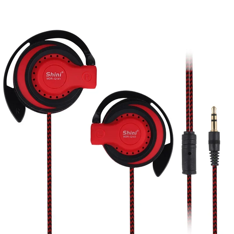 Cuffie con gancio per l'orecchio da 3.5mm cuffie con cancellazione del rumore auricolari Super Bass per Xiaomi iPhone Samsung MP3 PC cellulare