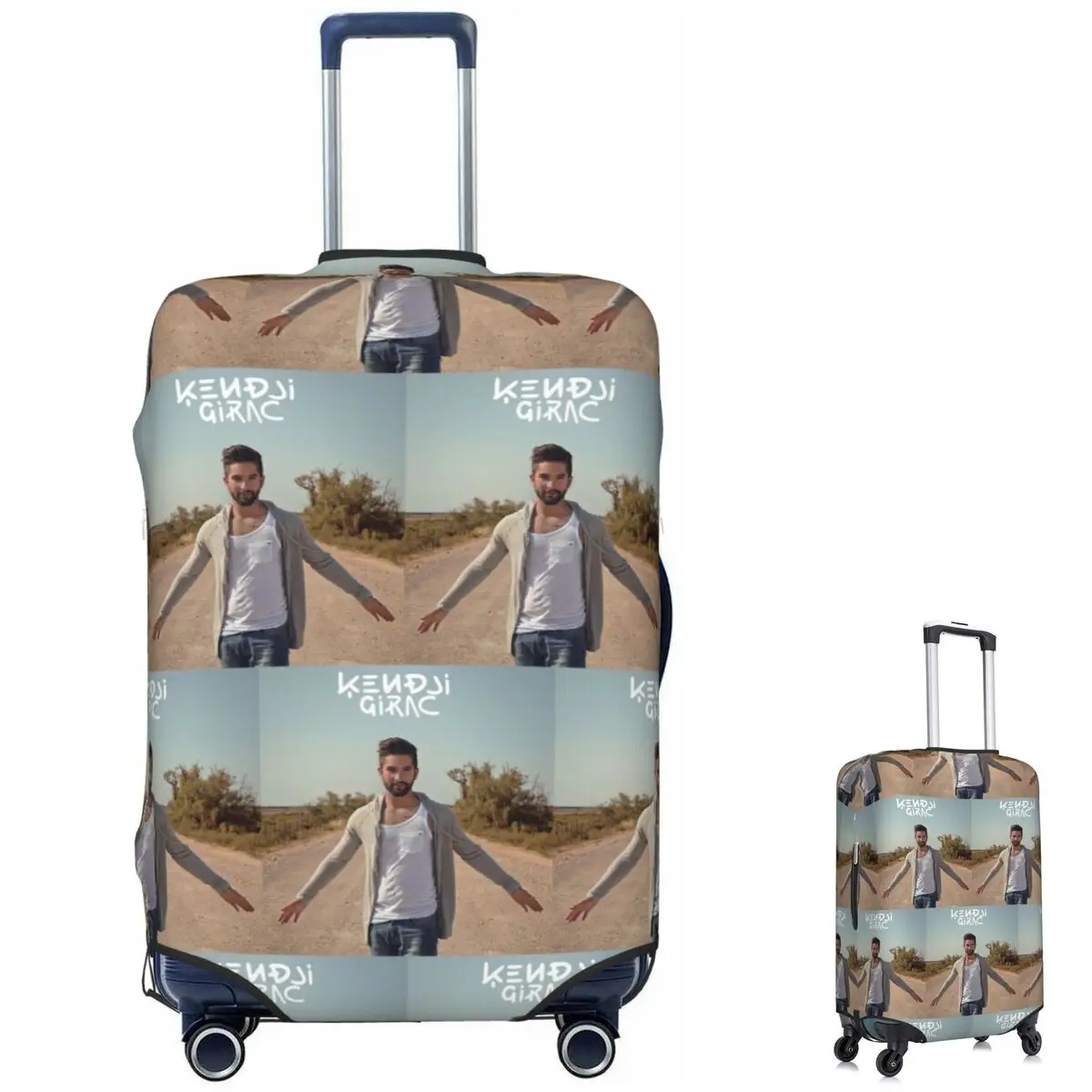 Kendji Girac Suitcase Cover Protection Elastic Travel Luggage Protector Covers for 18-32 Inch