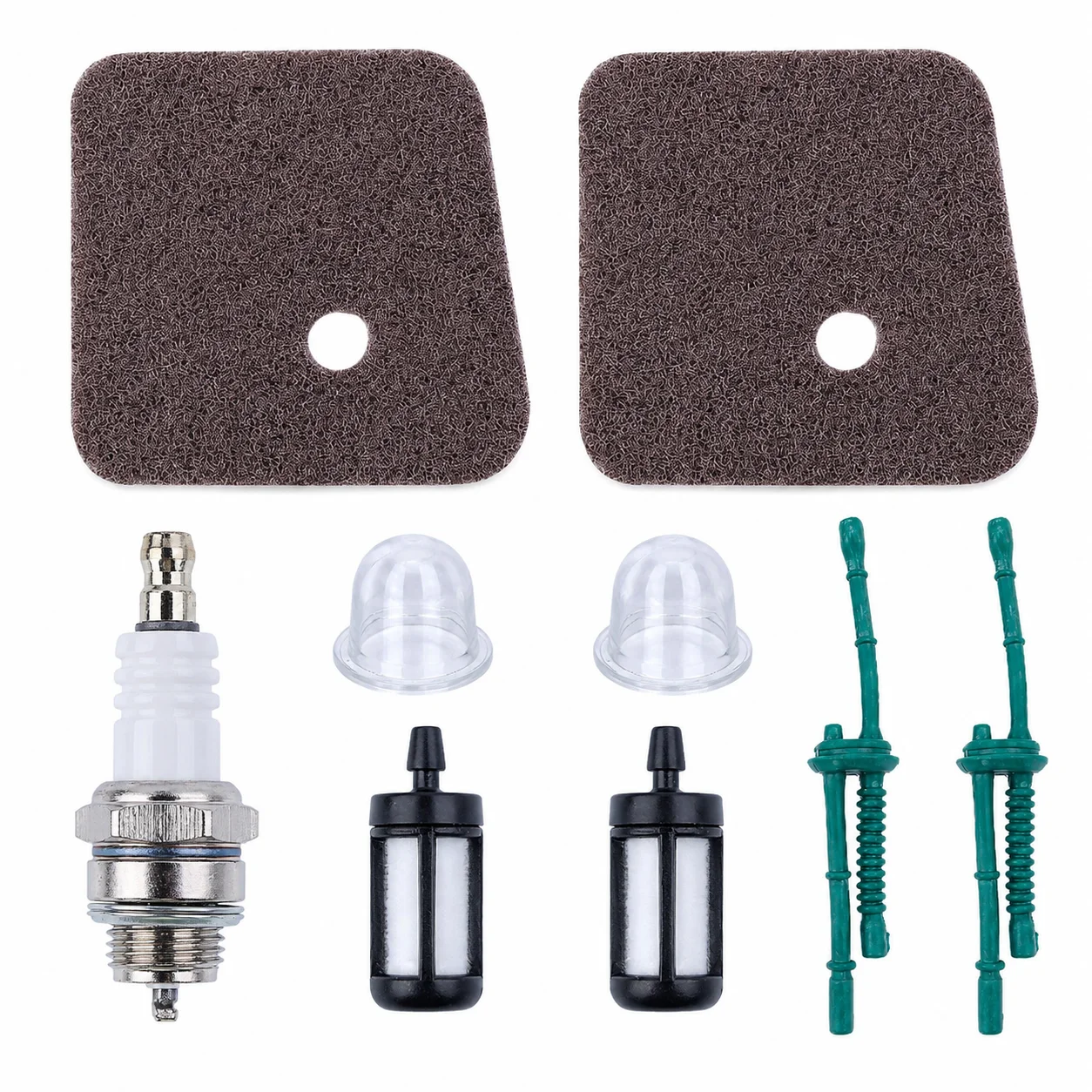 9-in-1 Air Fuel Filter Line Kit Primer Bulb Spark Plug For Stihl KM55 KM55C KM55R KM55RC FC55 HL45 Trimmer OEM 4140 124 2800