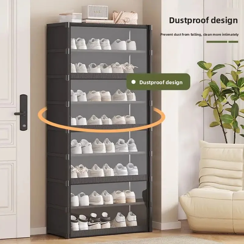 Transparent Shoe Rack, Large Capacity, Simple Visualization, Multi-layer Dust-proof Shoe Cabinet