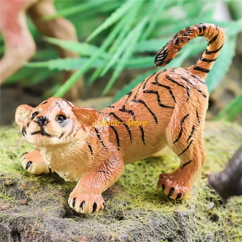 

Y4QA 10/14/16PCS Wild Animals Plastic Models Simulation Bear Wolf Model Action Figure Figurines Kids Cognition Toy