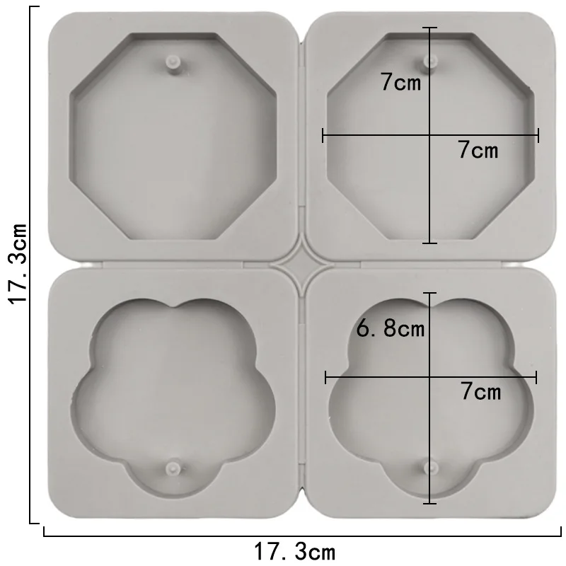 4 مجموعات من قوالب العلاج العطري المصنوعة من السيليكون على شكل زهرة، وقوالب العلاج العطري لمنفذ هواء الجبس المقاومة لدرجات الحرارة العالية