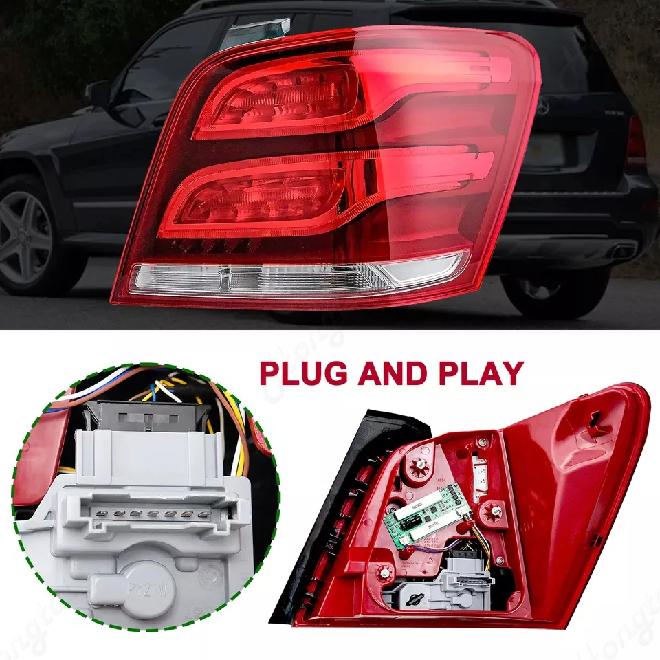 Taillight assembly For 2007-2015 Mercedes-Benz GLK 350 300 GLK/X204 LED Modify the brake lights, reverse the lights，turn signal - Image 6