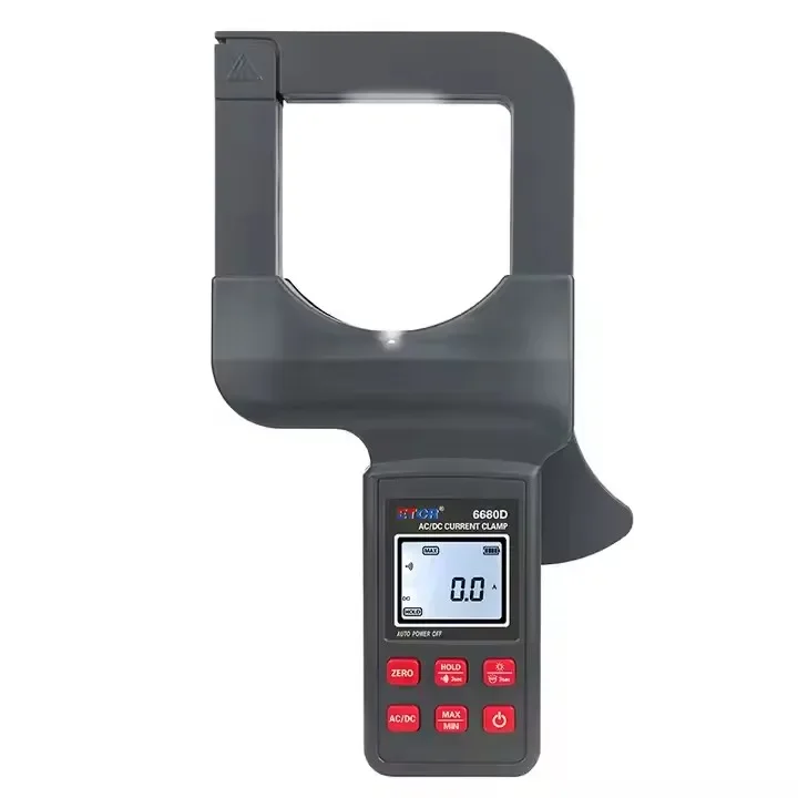 2026 Professional ETCR6680D AC/DC Clamp Current Meter Digital Display Resistance Meter for Measuring Instruments