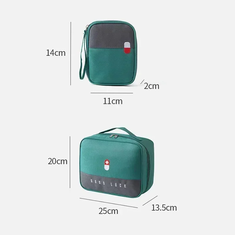 First Aid Kit Thickened Layered Medicine Box Large-Capacity Home Portable Waterproof Fabric Medicine Cabinet Storage Box