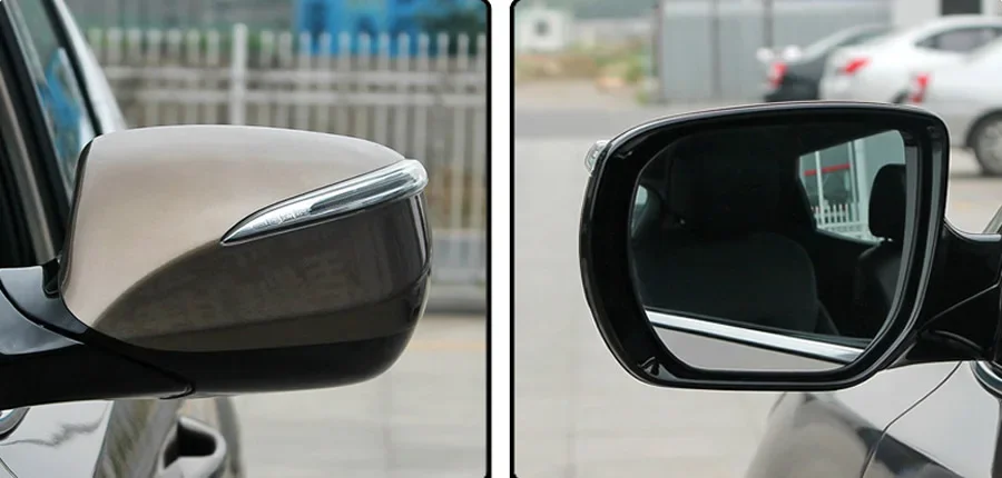 Car Mirrors For Hyundai Santa Fe IX45 2013-2017 Replace Car Rearview Mirrors Glass Outside Door Side Mirror Lens with Heating