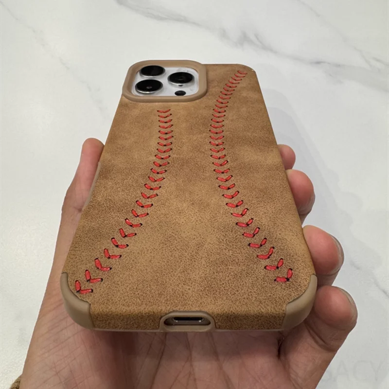 

Милый мультяшный чехол для телефона с бейсбольной татуировкой для Iphone 16 17 Pro Max 15 14 Plus 13 12, защитный силиконовый чехол для камеры Iphone 17AIR