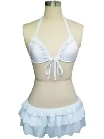 Anime Swimsuit Nanami Chiaki Cosplay Women Bikini Lolita Dress Suit Costume Customized