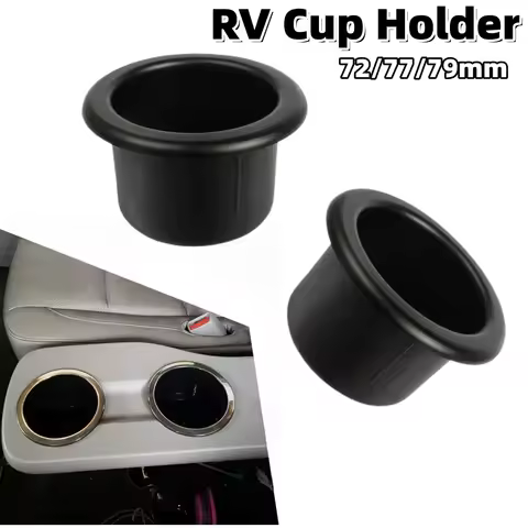 1PCS RV Cup Holder 72/77/79mm Modification Cup Holder RV Interior Storage Accessories For Camping Caravan Boat Yacht Motorhome