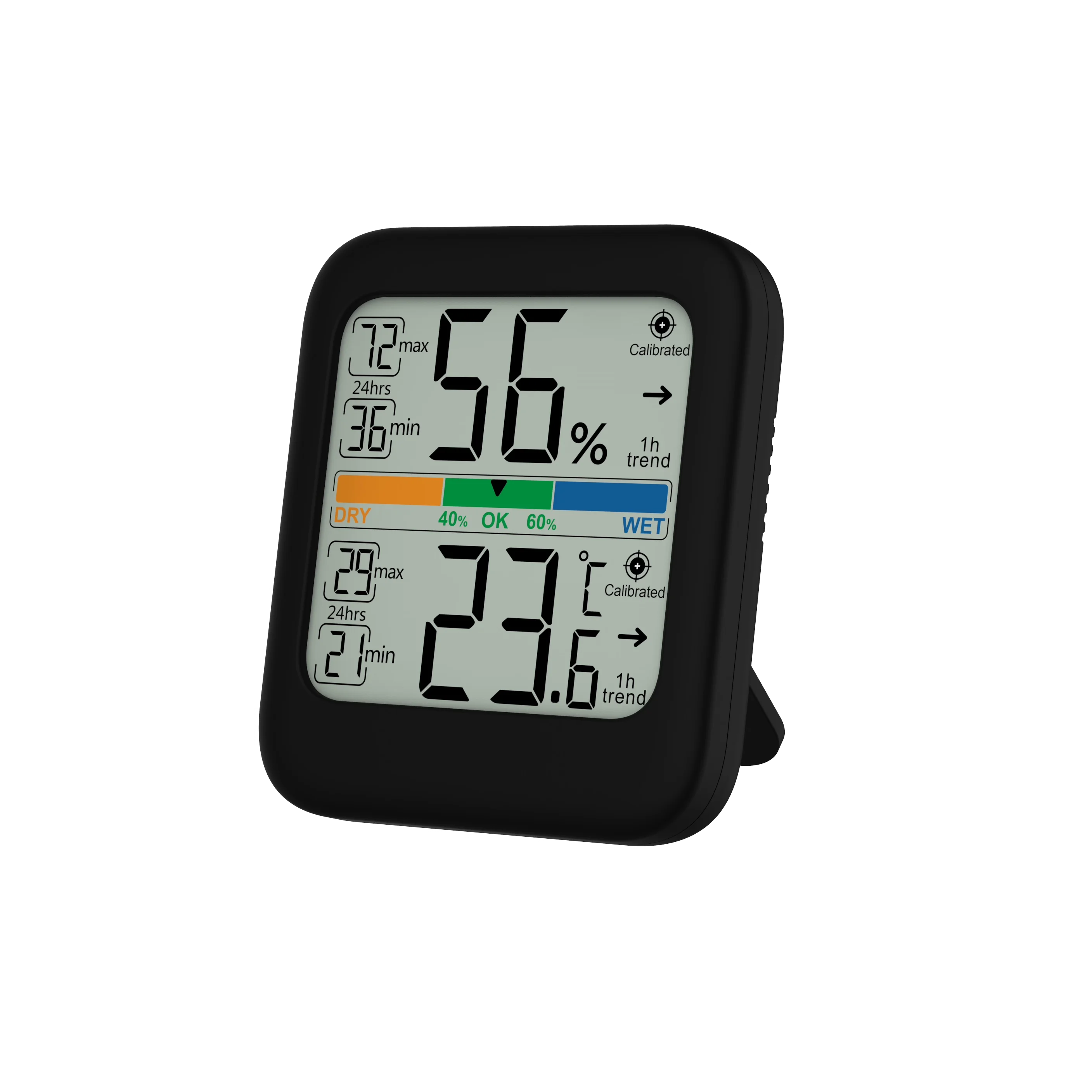 

Магнитный цифровой измеритель температуры и влажности для домашнего использования, высокоточный настенный настольный термометр для детской комнаты